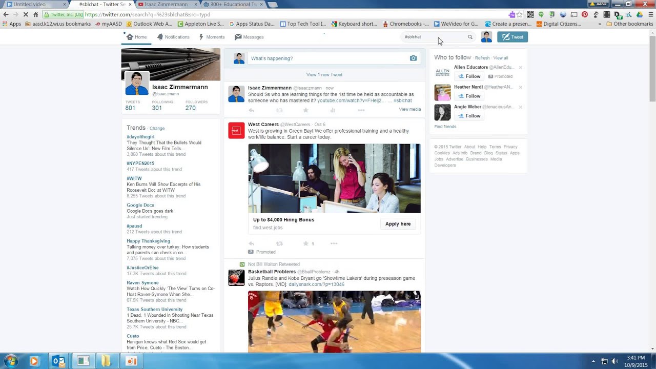 Using Hashtags on Twitter - YouTube