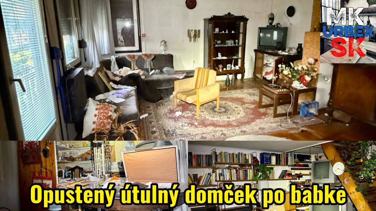 🏚️ Opustený útulný domček po BABKE zanechala tu všetky svoje spomienky, svoje všetko 🇭🇺 URBEX