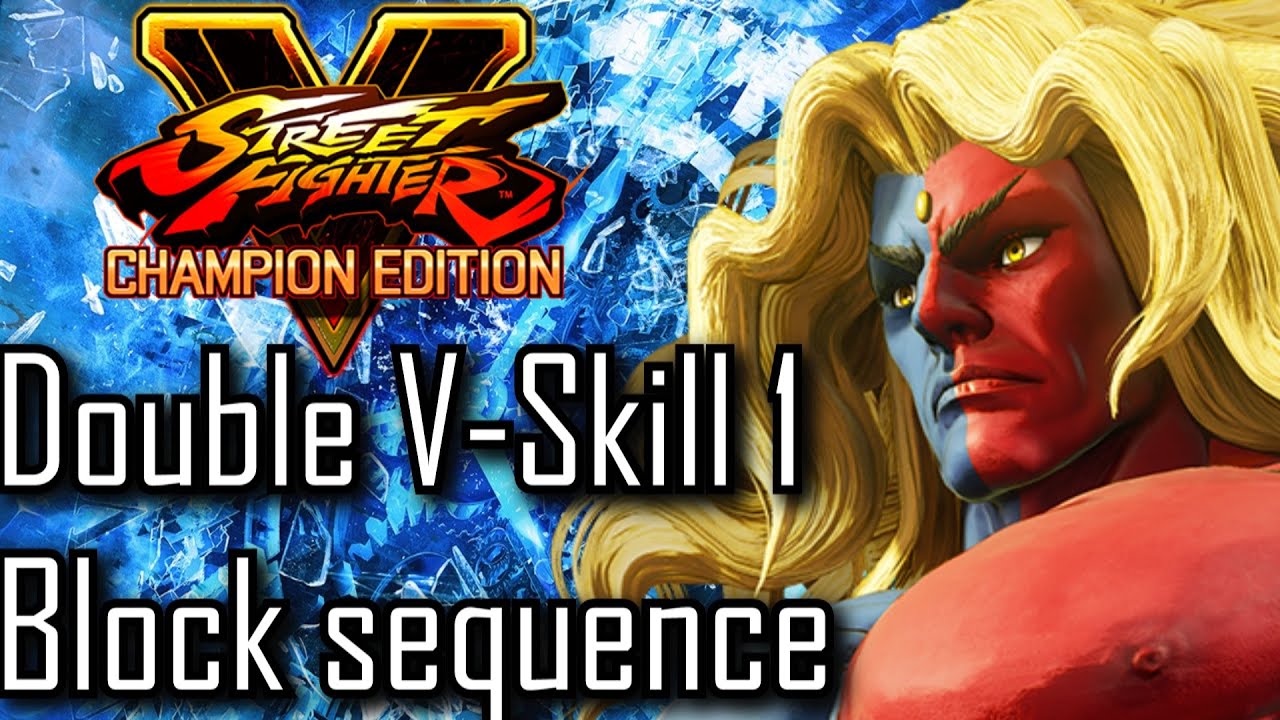 SFV Definitive Update Gill New Double V-Skill 1 + Block Sequence