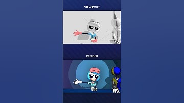 Breaking news! Viewport vs Final render #art  #animationart #animation