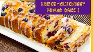 Eggless lemon blueberry pound cake recipe | eggless lemon cake recipe|  lemon cake kaise banaye |