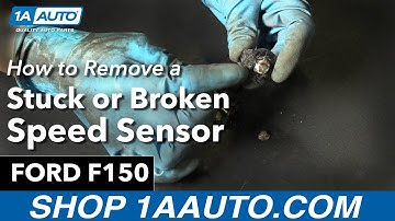 How to Remove a Stuck or Broken Speed Sensor