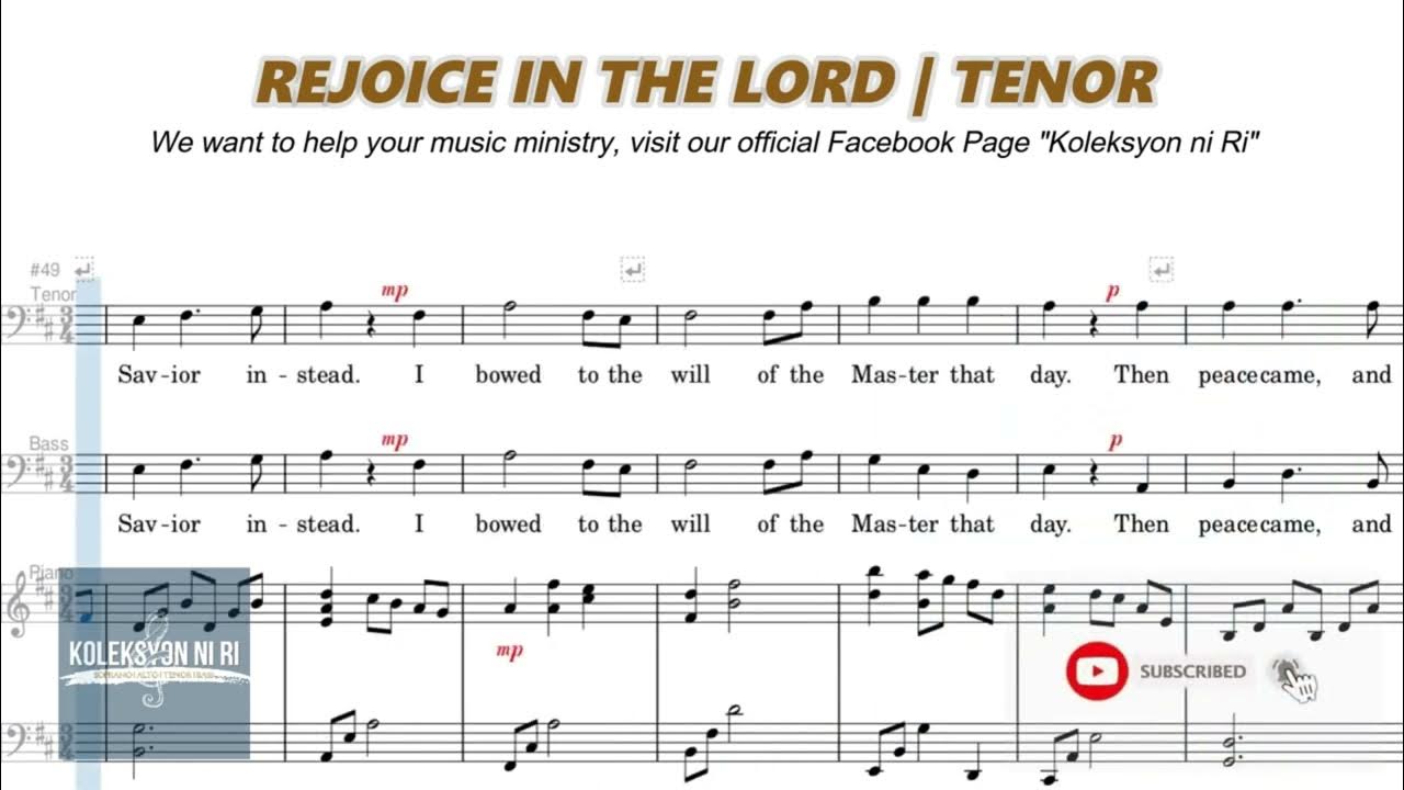 rejoice-in-the-lord-tenor-vocal-guide-by-bro-jephuneh-name-o-youtube
