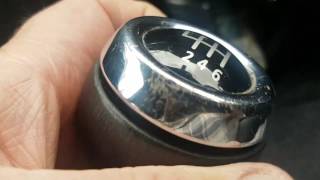 How to tidy up you gear knob on the R56 mini.