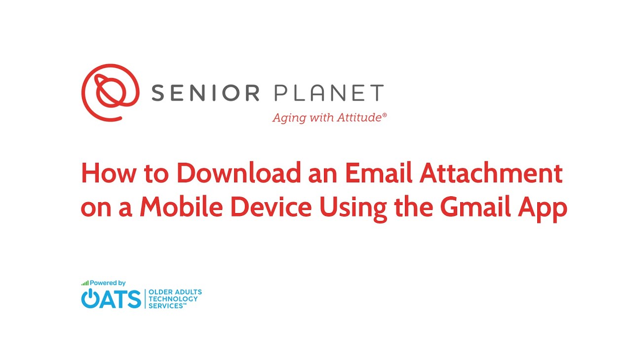 How to Download an Email Attachment on a Mobile Device Using the Gmail App