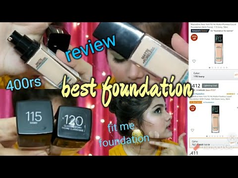 KUPAS TUNTAS MAYBELLINE FIT ME FOUNDATION ! - swatch 26 warna + review. 