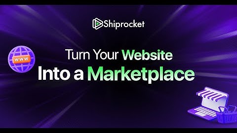 Give A Marketplace Like Experience Through Your Own Website Via Shiprocket Promise