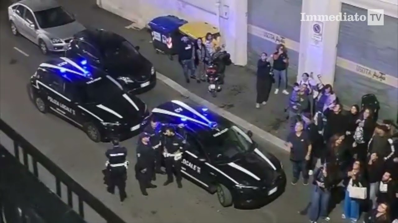 OTTO VIGILI PER UNA SERENATA: L’AMORE A FOGGIA FERMATO... PER ECCESSO DI ROMANTICISMO