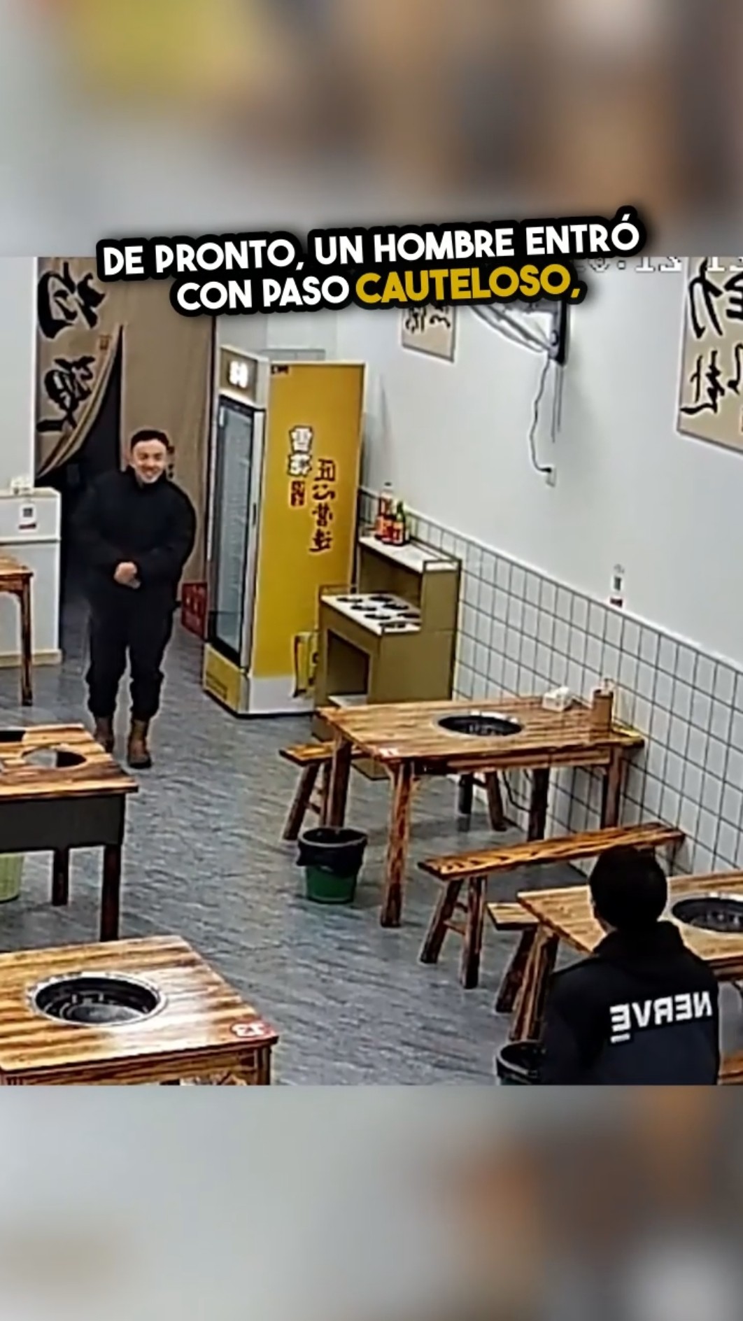 Este hombre entró al restaurante y todo cambió ??️