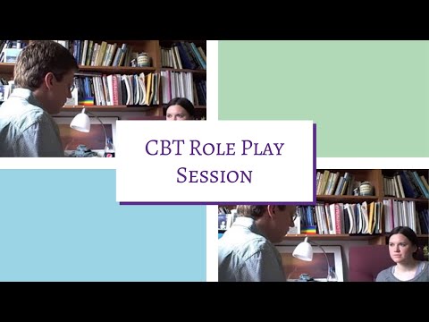 Cognitive Behavioral Therapy (CBT): role-play sess...