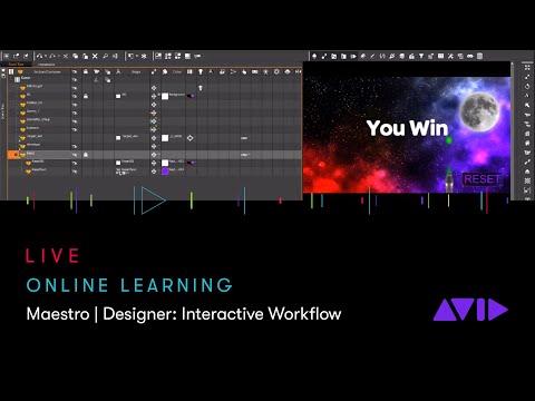 Avid Online Learning — Maestro | Designer: Interactive Workflow