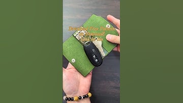Simple Leather Key Case Tutorial for Beginners | Free Pattern Included