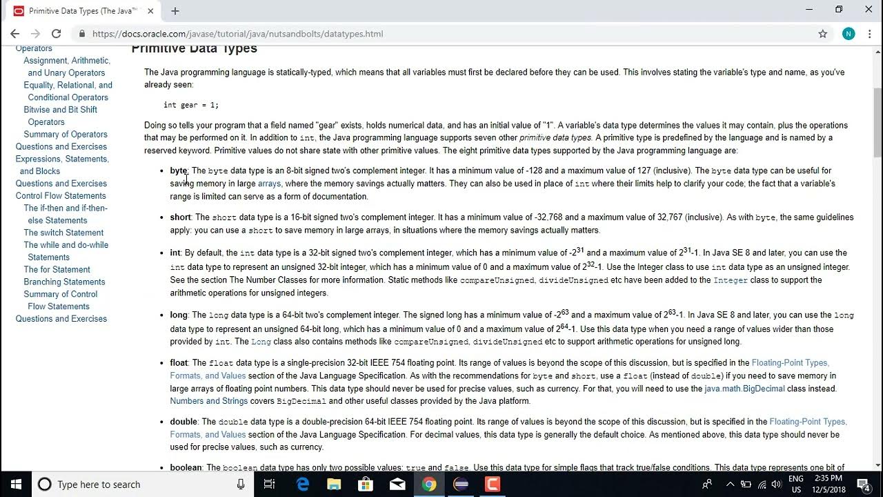 17 Primitive Data Types - YouTube