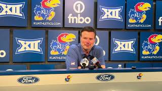 Head Coach Bill Self after defeating Pitt State 80-62 at Late Night in the Phog #kubball