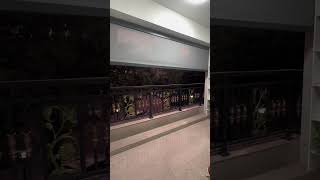 Balcony windproof roller blinds, intelligent remote control opening and closing #roller #design