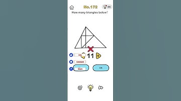 How many triangles below? Brain out level 172 || Atrangi Gaming || #shorts #viral