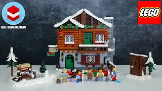 LEGO Icons 10325 Alpine Lodge - LEGO Speed Build Review