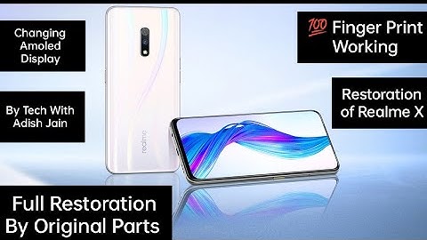 Restoration Of Realme X || Changing Front Screen ft. @repairtechnician.1
