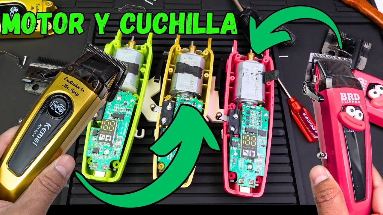 KEMEI 90-4 Y BRD 106B MOTORES Y COMPATIBILIDAD DE CUCHILLAS