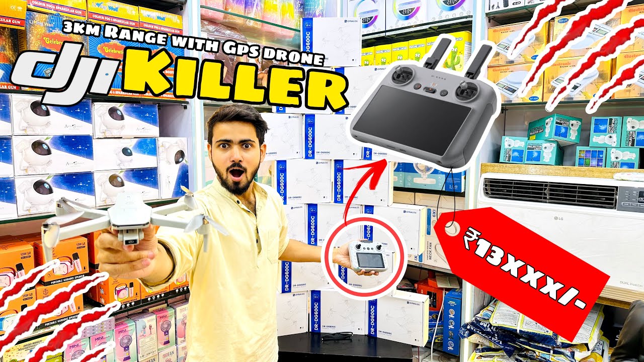 Dynalog GPS Drone Unboxing And Full Review💥Camera💥Flight Test & Battery💥Best Gps Drone💥