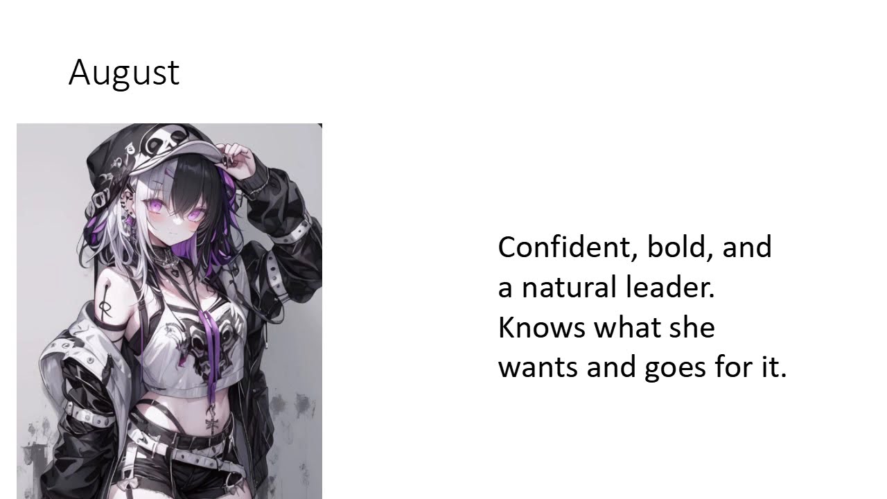 Type off girl based on your birthday month