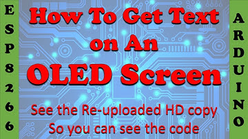 Arduino Basic text on our #0003 oled screen - #### See the Re Up Loaded Version ####