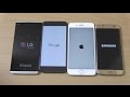 S7 Edge Vs IPhone 7 Plus Vs LG V20 Vs Pixel XL Android 7 0 Nougat Speed Comparison