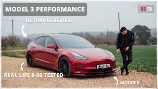 TESLA Model 3 PERFORMANCE Review - 0-60 and lap timer Challenges