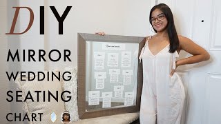 EASY DIY WEDDING MIRROR SEATING CHART SIGN!!! 🪞👰🏾‍♀️ by Jazz Rae 3,455 views 2 years ago 8 minutes, 45 seconds