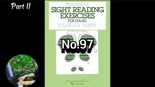 No.97 Progressive Sight Reading Exercises For Piano By Hannah Smith