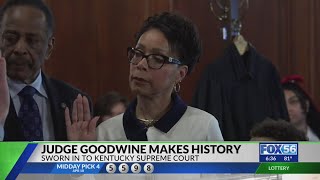Judge Goodwine makes history after being sworn in to Kentucky Supreme Court