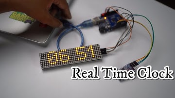 (हिglish) DIY Real-Time Clock with DS3231, Arduino Uno & 4-in-1 Dot Matrix Display