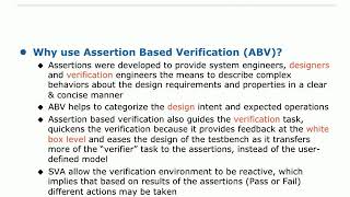 UVM经典视频教程 21 任务21：SystemVerilog Assertion Summary