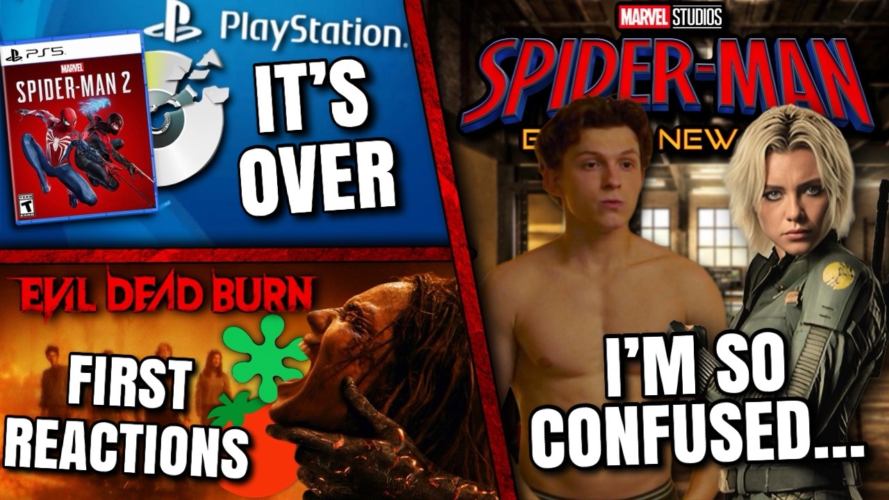 Spider-Man Yelena Scene, PlayStation Ends Physical Media, Evil Dead Burn Reactions & More!!