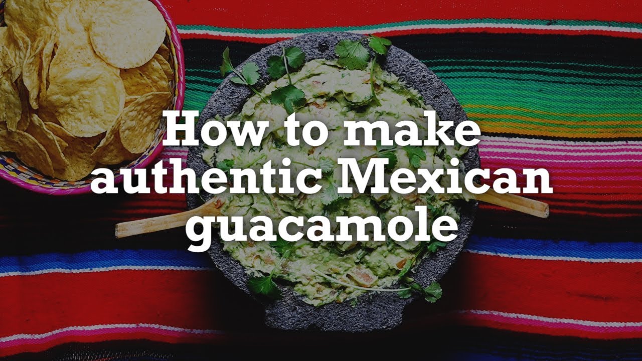 How to make authentic Mexican guacamole - YouTube