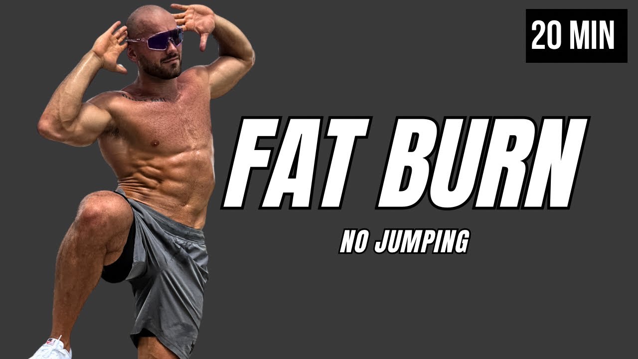20 MIN FAT BURN WORKOUT | No Jumping | No Equipment - YouTube