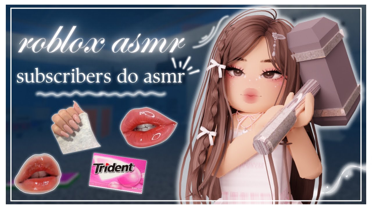 ꒰ roblox asmr 🌸 ꒱ ⋆˚࿔ MY SUBSCRIBERS do ASMR (10k special) .ᐟ 𝜗𝜚˚⋆