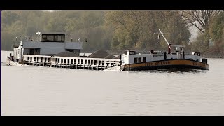 #30 Marine Traffic / Binnenschiffe / Inland Vessels - Schiffe auf dem Rhein bei Kernkraftwerk Biblis