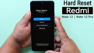 Hard Reset Redmi Note 12/Note 12 Pro Unlock Pattern/Pin/Password | Redmi Miui 14 Factory Reset 2023 screenshot 5
