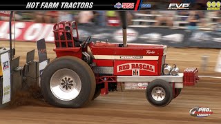 Pro Pulling League 2023: Hot Farm Tractors pulling in Evansville, IN