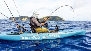 Offshore Kayak Fishing for HUGE Snapper & Eating Sea Urchins (CATCH & COOK) -- New Zealand Ep. 6