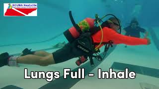 Buoyancy Control Using The Air In Your Lungs