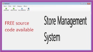 STORE MANAGEMENT SYSTEM PROJECT IN C# USING VISUAL STUDIO