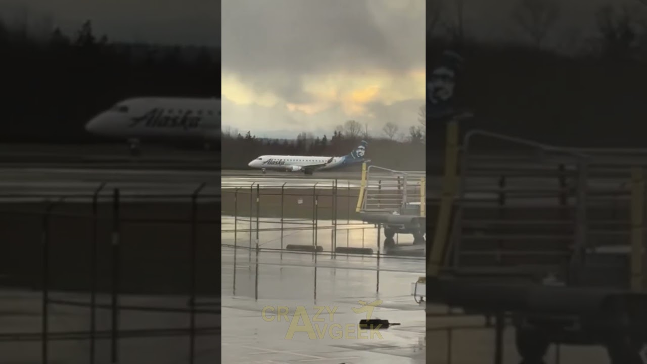 E175 Spraying Water 🛬✈ | 