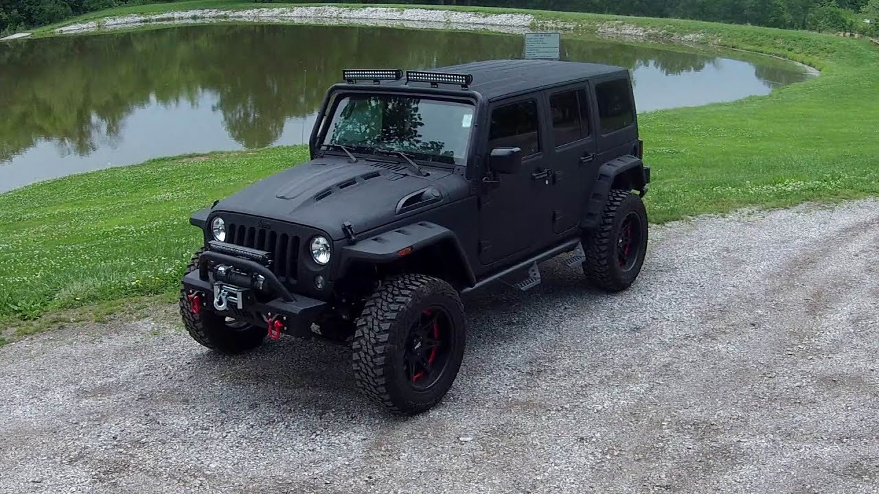 Custom Jeep Wrangler - Kevlar Sprayed - YouTube