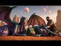 Poor Carpenter Saved Two Giant Dragon Sisters — Next Day His Galactic Diplomat Arrived Shockingly