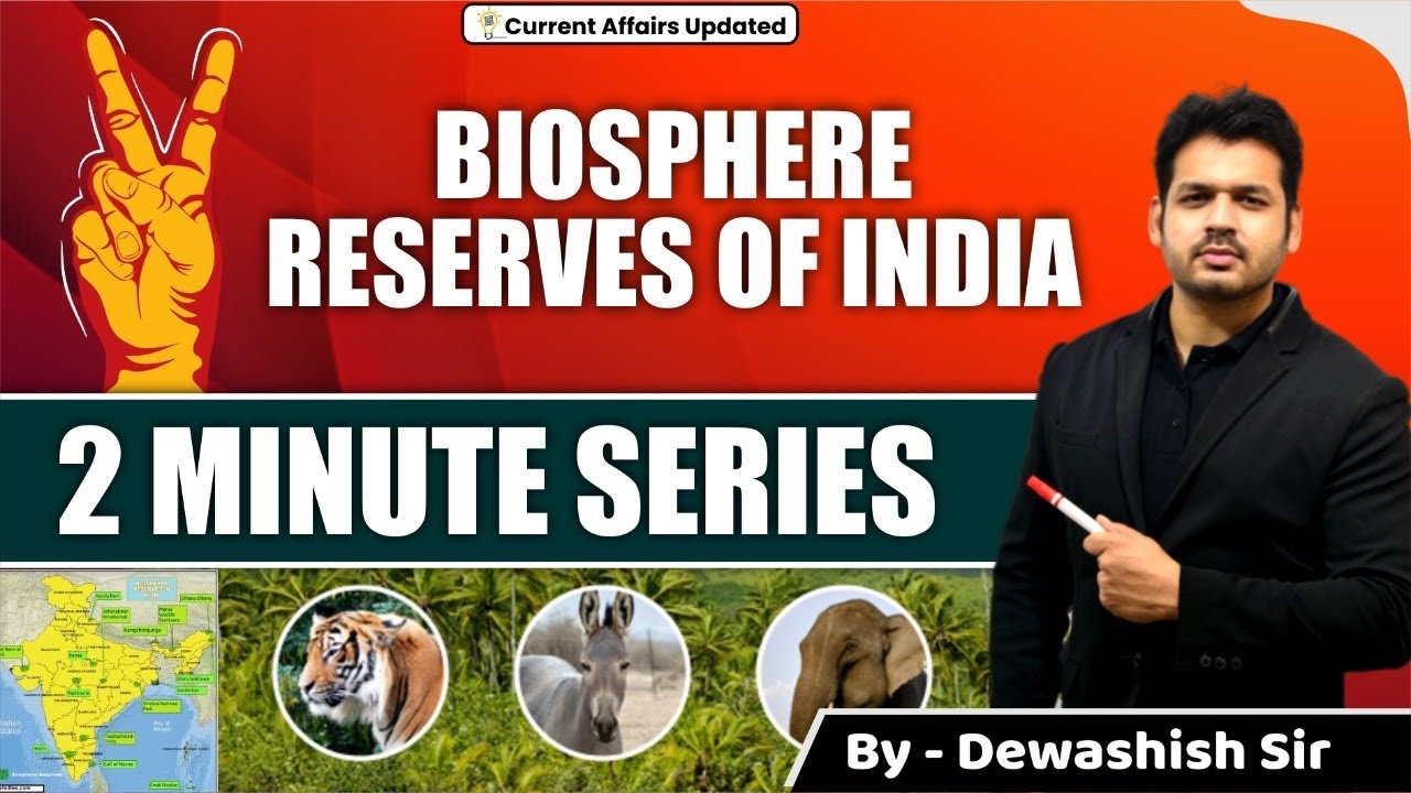 Biosphere Reserves In India | Indian Geography | By Dewashish Sir