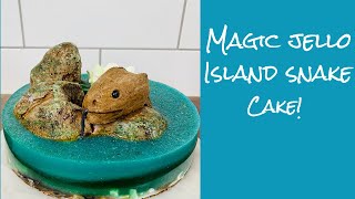How To Make A Magic Jello Cake | Jello Island Cake