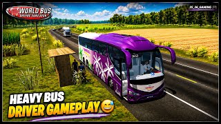 Heavy Bus Driver Gameplay 😅 | World Bus Driving Simulator | #simulator #gaming #bus #viralgaming  screenshot 2