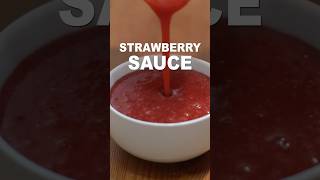 Easy Strawberry Sauce recipe #shorts
